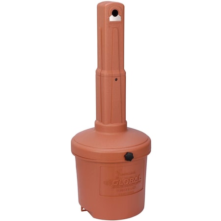 Global Industrial Terracotta Outdoor Ashtray, 5 Gallon 245133RG